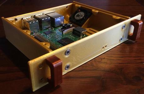 6″ Rack, Raspberry Pi 3 Model B W/Chassis Fan