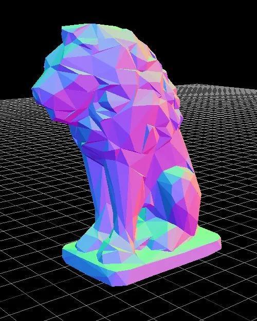 Super Low Poly Lion