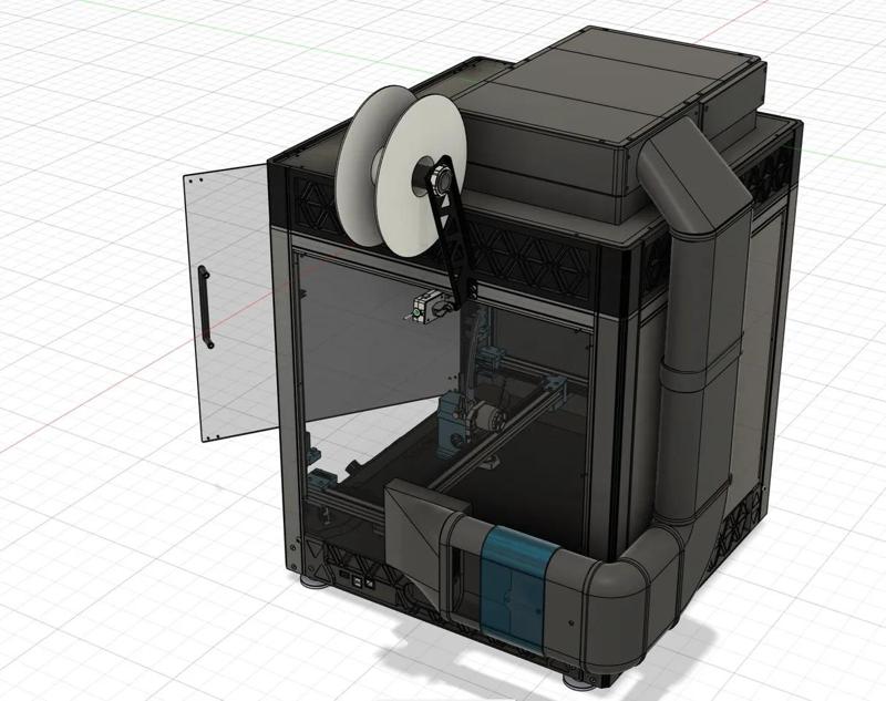 Fornuftig Luftfilter Aufsatz für CN3D Double Layer Top Hat   