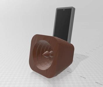 Phone Sound Amplifier Stand (Mono, Dual, Low Poly)