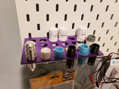 Cameo tool holder for Ikea Skadis board