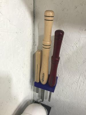 Easy Wood Tools Wall Mount for Lathe Tools Easy Hollower and Mid-Size PLUS Savannah Cutoff Tool