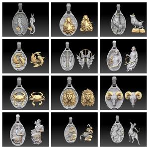 Collection of zodiac pendant