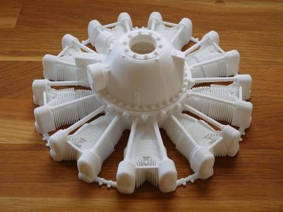 Dummy radial engine. Pratt & Whitney R2800