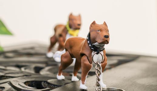 PitBull Dog Flexi_Print_In_Place