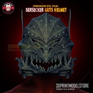Berserk Guts Full Helmet Cosplay Props – Anime – Comic Con