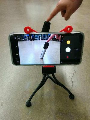 Galaxy s8+ Tripod/phone stand/charging dock (With case)