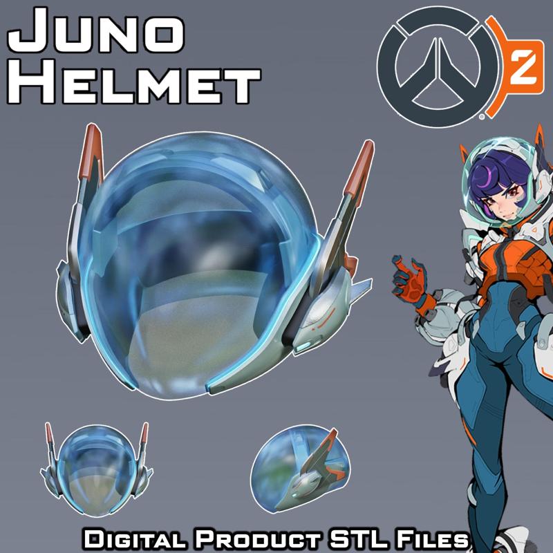 Si Fi Juno Space Ranger Helmet Overwatch 2