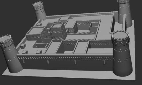 Al Masmak Fort Castle Palace 3D Printable model