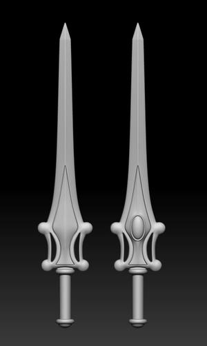 Classic He-man and She-ra sword