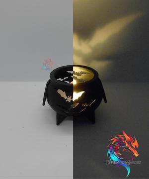 Mini Cauldron Tealight Holder 2 / 3mf included