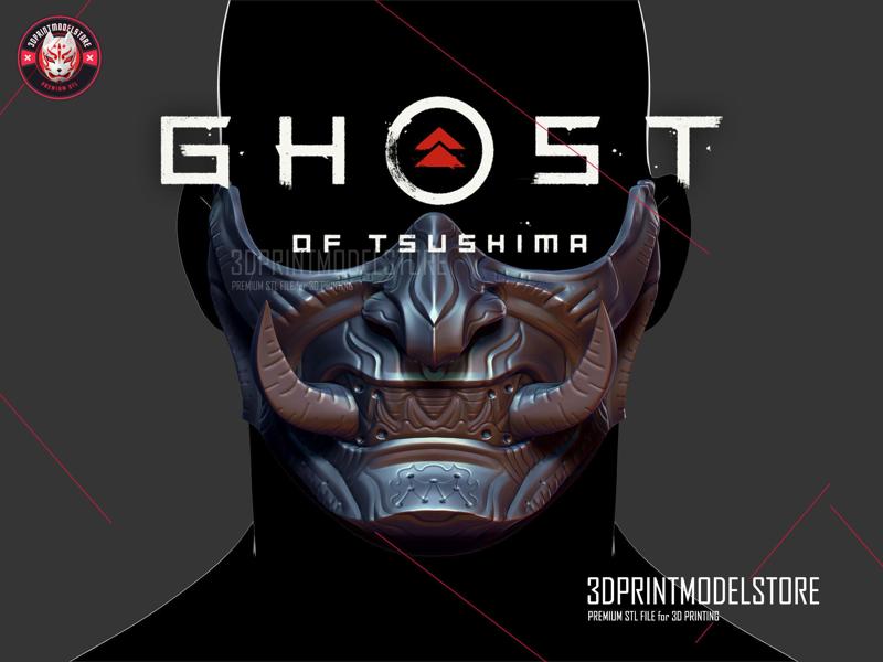 Ghost of Tsushima – Samurai Oni Mask – Japanese Samurai Helmet