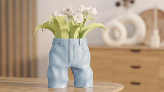 Jeans Planter – Quirky Plant Pot – Unique Home Decor
