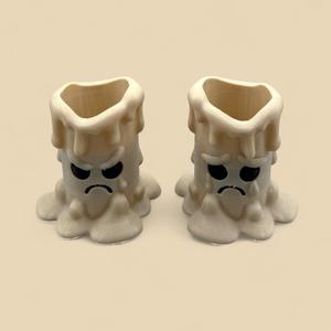 Melting Mood Candle Duo – Sad & Angry Tea Light Holders
