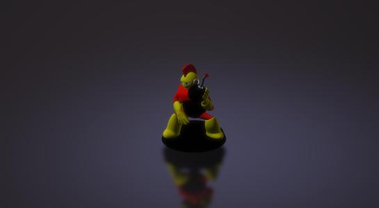 Bombman – Megaman 1 – Robot Master – Figure and Miniature