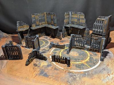 SCI-FI FACTORY RUINS