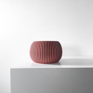 The Surno Planter Pot with Drainage Tray & Stand Included | Modern and Unique Home Decor
