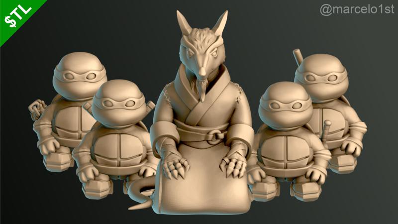 Turtle Warrior Set and Master