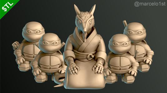 Turtle Warrior Set and Master
