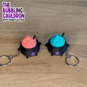 Fidget Cauldron Keychain – Halloween
