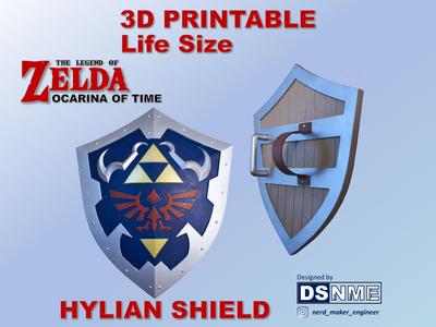 Hylian Shield from Zelda Ocarina of Time – Life Size –