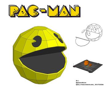 Pac-Man (Low poly style)