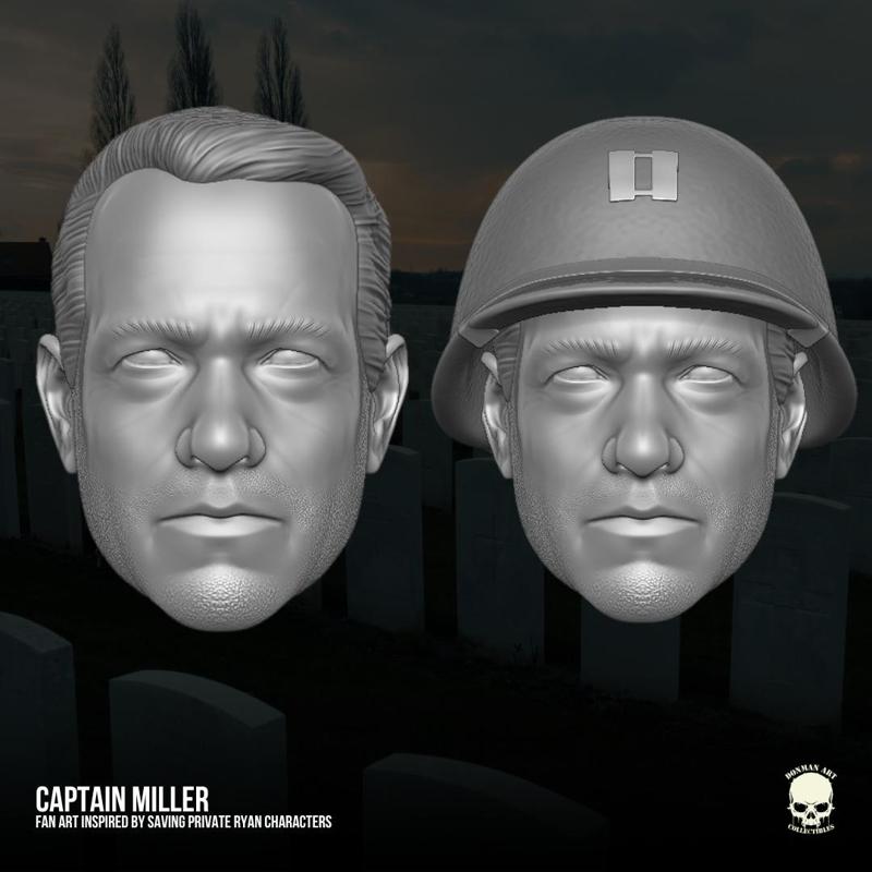 Captain Miller Fan Art 3D Printable files