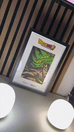 3D Printed Picture Frame Broly – Inspired by DragonBall Super