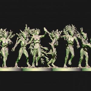 Wood elf Dryad Unit