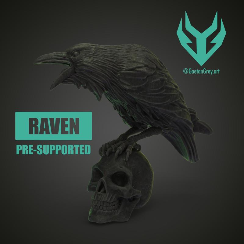 Raven Skull – Miniature