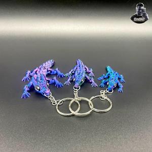 Baby Bull Dragon Keychain - Flexi - Print in Place - No Supports
