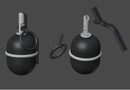 RGD-5, HE grenade prop/toy