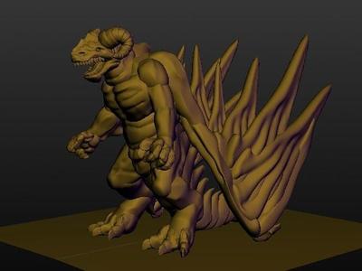 Sculptris Dummy: Dragonkin