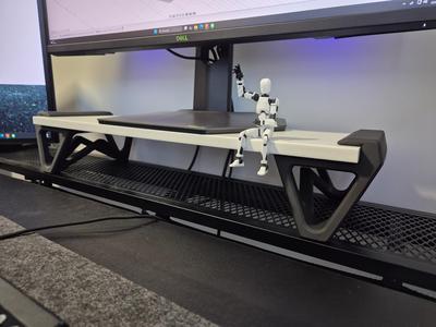 Minimalist Monitor Riser for a Modern Desk Setup