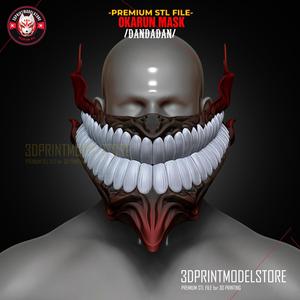 Dandadan Okarun Mask - Anime Cosplay - Halloween
