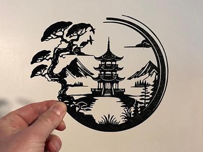 Wall Art – Japanese Temple
