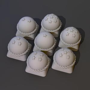 7 Dragonballs keycap