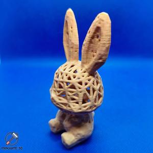 Delaunay Easter Bunny – Dense Mesh Edition