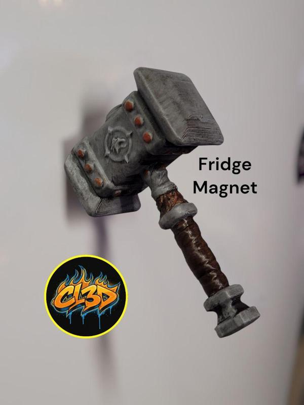 WoW Doomhammer Fridge Magnet