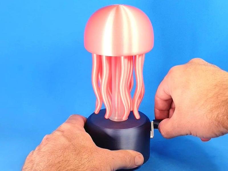 Jellyfish Swimming – Mechanical Interactive Art