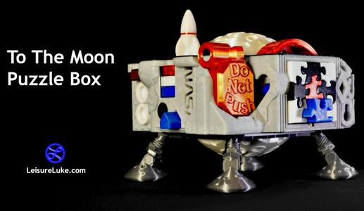 To The Moon Puzzle Box by Leisure Luke