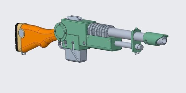 Lucius Pattern Lasgun for Cosplay