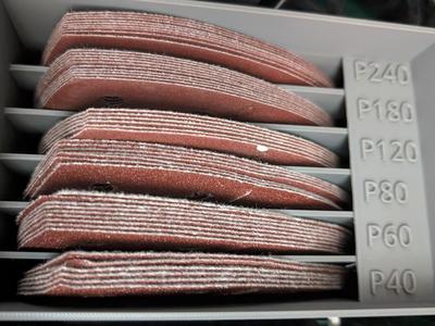 Bosch Boxx Sandpaper Organizer