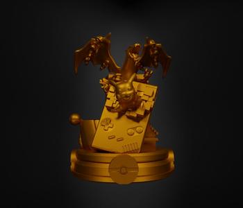 Pokemon Console Holder 3D Model – Pokemon Game Controller Stand