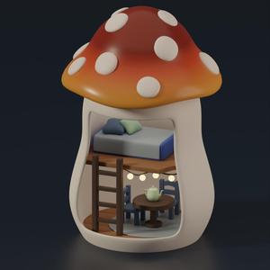 Mushroom house
