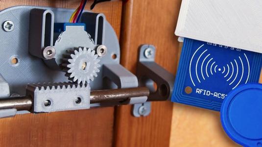 Door lock with Arduino (Let’s Print Youtube Channel)
