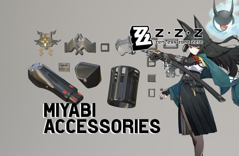 Zenless Zone Zero – Miyabi Hoshimi Accessories