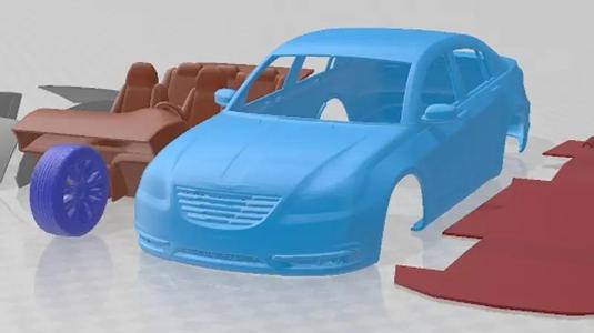 Chrysler 200 2011 Printable Car