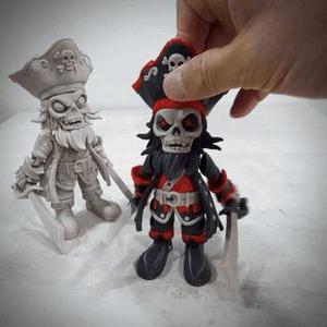 LEONARDZ3D – FLEXI PRINT-IN-PLACE SKELETON PIRATE