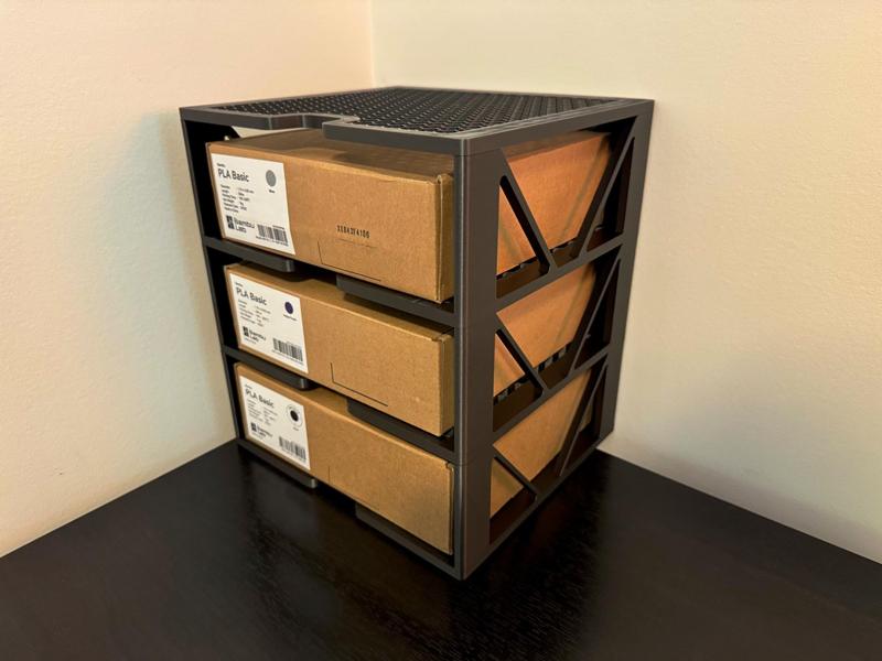 Stackable Filament Storage Rack
